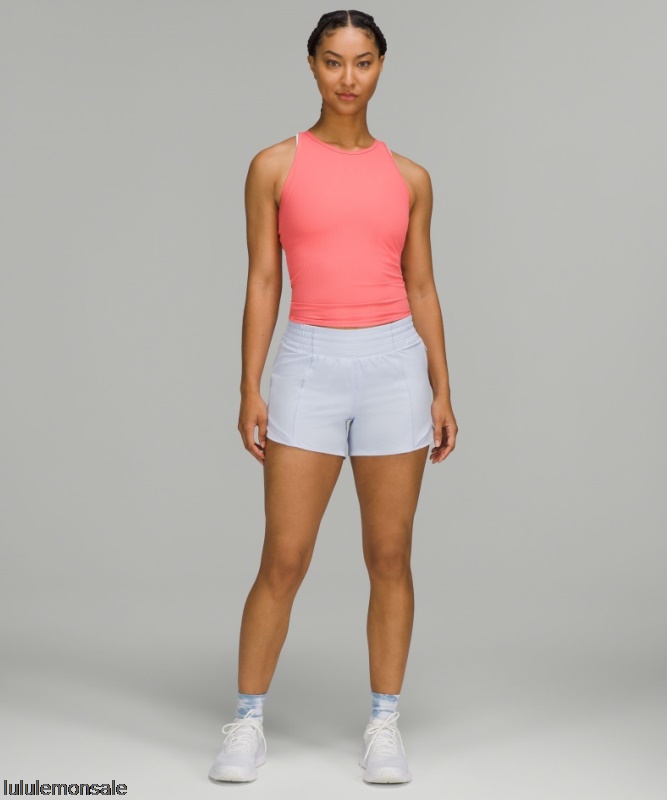 Lululemon Damen DELULU263 | Pastel Blue Hotty Hot High-rise Lined Short 4